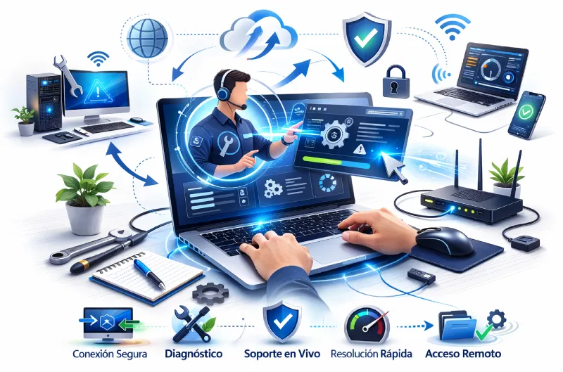 Soporte técnico remoto para clientes en Uruguay